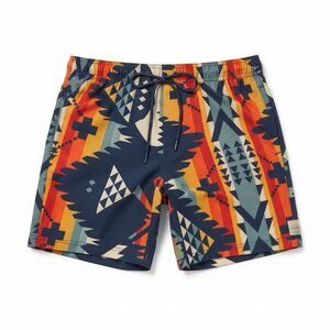 Pendleton Aztec Classic 7” AOP Shoreline Trunk Hydroliner Nehalem Blue Small